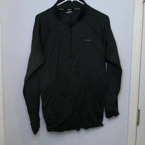 Run Real running jogging fleece top outdoor sport shirt mens large
